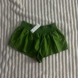 Urban Outfitters Green and Yellow Plaid Shorts